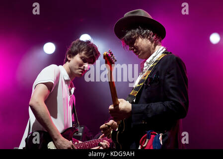 Benicassim, Espagne - 15 jul : Pete Doherty (musicien) se produit en concert au festival le 15 juillet 2017 à benicassim, espagne. Banque D'Images