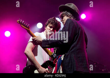 BENICASSIM, ESPAGNE - 15 JUL : Pete Doherty (musicien) se produit en concert au Festival le 15 juillet 2017 à Benicassim, Espagne. Banque D'Images