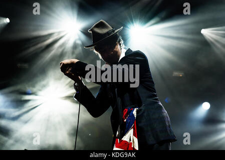 BENICASSIM, ESPAGNE - 15 JUL : Pete Doherty (musicien) se produit en concert au Festival le 15 juillet 2017 à Benicassim, Espagne. Banque D'Images