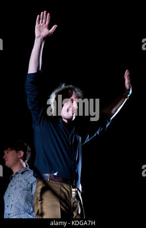 MADRID - SEPT 9 : Franz Ferdinand (band) produisent en concert à Dcode Music Festival le 9 septembre 2017 à Madrid, Espagne. Banque D'Images