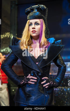 Lady Gaga en cire Madame Tussaud's Museum de Londres Banque D'Images