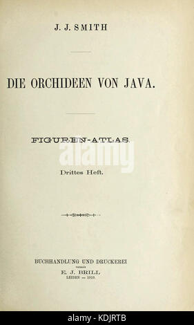 Johannes Jacobus Smith Monochapelle von Die Figuren Java Atlas Drittes Heft (1910) Titre Banque D'Images