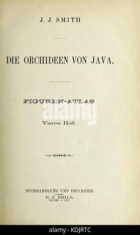 Johannes Jacobus Smith Monochapelle von Die Figuren Java Atlas Viertes Heft (1910) Titre Banque D'Images