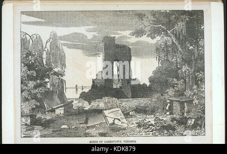 Ruines de Jamestown, la Virginie (NYPL Hadès 256595 EM14919) Banque D'Images