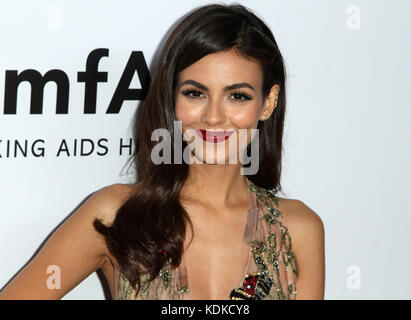 Beverly Hills, CA, USA. 13 oct, 2017. Victoria justice. Gala de l'amfar 2017 los angeles a tenu à green acres estate dans beverly hills. photo credit : crédit : admedia admedia/zuma/Alamy fil live news Banque D'Images