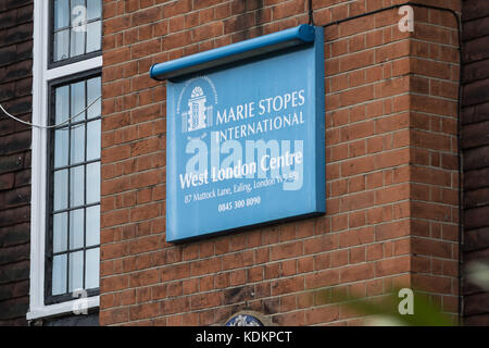 West Ealing, London, UK. 14Th Oct, 2017. Marie Stopes clinic à Ealing. Crédit : Guy Josse/Alamy Live News Banque D'Images