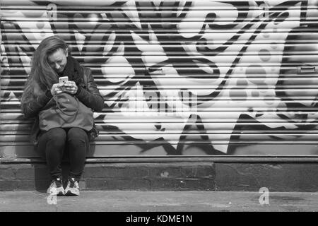 La Photographie de rue autour de Camden Town et Bethnal Green. Banque D'Images