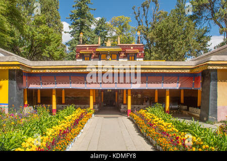 Kalsang podrang à norbulingka, palais d'été, Lhassa, Tibet, Chine Banque D'Images