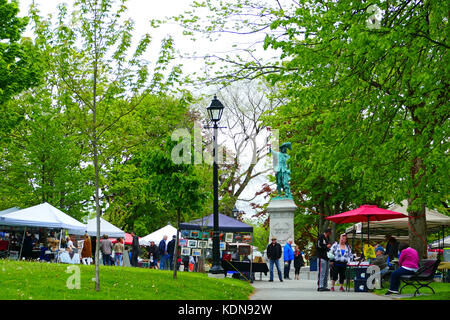 Queen's square Farmers' Market Banque D'Images