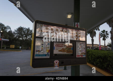 Sonic Fast Food Restaurant situé à Eustis, Florida USA Banque D'Images