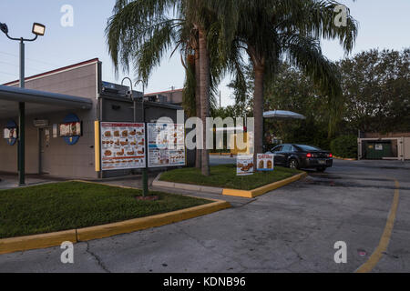 Sonic Fast Food Restaurant situé à Eustis, Florida USA Banque D'Images