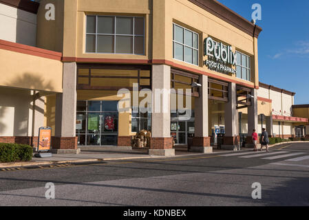 Supermarché Publix situé dans la région de Eustis, Florida USA Banque D'Images