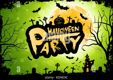 Halloween Party Background Illustration de Vecteur