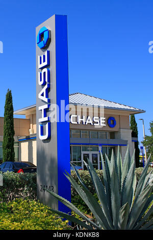 Une succursale de Chase Bank dans un cadre de Floride Banque D'Images