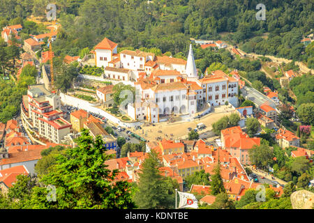 Palais national de Sintra Banque D'Images