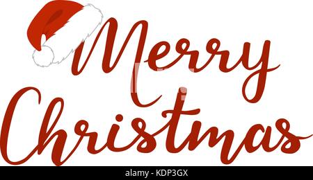 Joyeux Noël on white Illustration de Vecteur