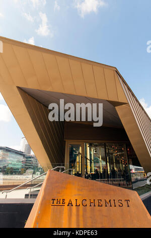 L'Alchimiste Bar à cocktails et un restaurant, Manchester Banque D'Images