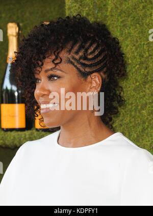 Los Angeles, CA, USA. 14Th Oct, 2017. Regina King présents pour 8e conférence annuelle de Veuve Clicquot Polo Classic, Will Rogers State Historic Park, Los Angeles, CA, 14 octobre 2017. Credit : Elizabeth Goodenough/Everett Collection/Alamy Live News Banque D'Images