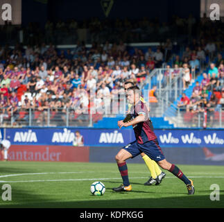 Eibar, Espagne. 15 octobre 2017. (14) Dani Garcia Carrillo lors du match de football espagnol de la Liga entre Eibar et Deportivo de la Coruna au stade Ipurua, à Eibar, dans le nord de l'Espagne, samedi 15 octobre, 2017 crédit : Gtres Información más Comuniación on line, S.L./Alamy Live News Banque D'Images