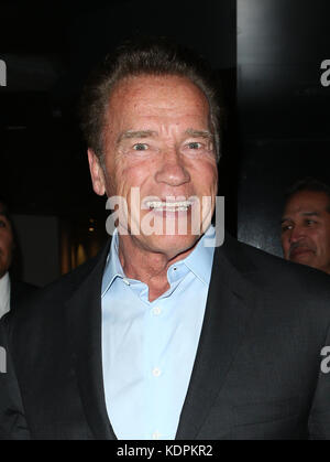 Hollywood, Ca. 14 octobre 2017. Arnold Schwarzenegger, lors du screening spécial de Los Angeles pour Tuer Gunther au TCL Chinese 6 à Hollywood, Californie, le 14 octobre 2017. Crédit: Faye Sadou/Media Punch/Alay Live News Banque D'Images