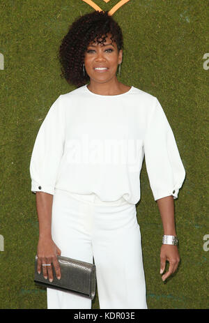 Pacific Palisades, Californie, États-Unis. 14 octobre 2017. Regina King. 8e classique annuelle de polo Veuve Clicquot au parc historique d'État Will Rogers. Banque D'Images