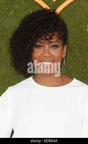 Pacific Palisades, Californie, États-Unis. 14 octobre 2017. Regina King. 8e classique annuelle de polo Veuve Clicquot au parc historique d'État Will Rogers. Banque D'Images