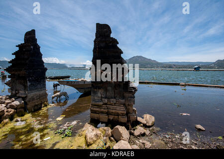 Mont Batur, Bali, Indonésie Banque D'Images
