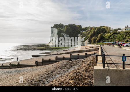 Oldstairs bay et St Margarets Bay, KENT.UK Banque D'Images