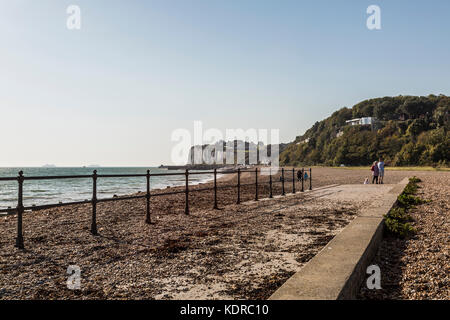 Oldstairs bay et St Margarets Bay, KENT.UK Banque D'Images