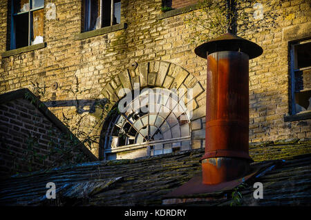 Ancien moulin glossop Banque D'Images