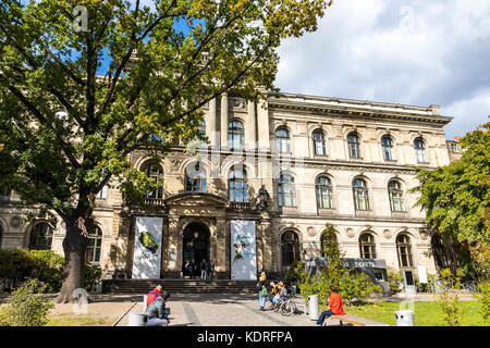 Façade du Musée d'Histoire naturelle de Berlin (Musée fur Naturkunde) Banque D'Images