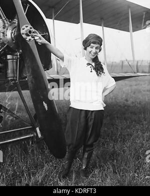 Katherine STINSON (1891-1977) pilote d'une femme américaine pionnière vers 1917 Banque D'Images