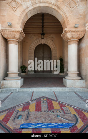 Siège de la police, Ciutadella de Menorca, Îles Baléares, Espagne Banque D'Images