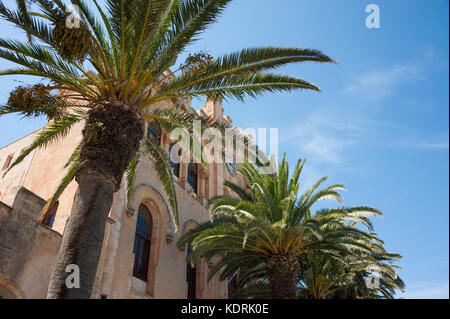 Siège de la police, Ciutadella de Menorca, Îles Baléares, Espagne Banque D'Images