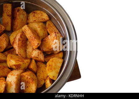 Maison saine isolé frites de patates douces cuites au four Banque D'Images