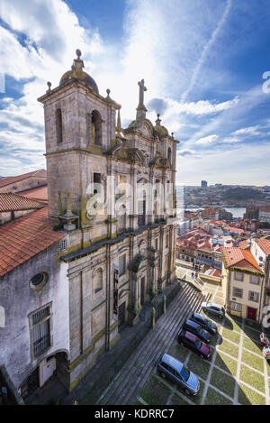 Igreja dos Grilos Church and convent (littéralement l'église de cricket) dans la ville de Porto sur la péninsule ibérique, deuxième plus grande ville du Portugal Banque D'Images