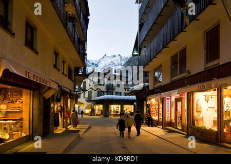 Courmayeur, vallée d'aoste, Italie Banque D'Images