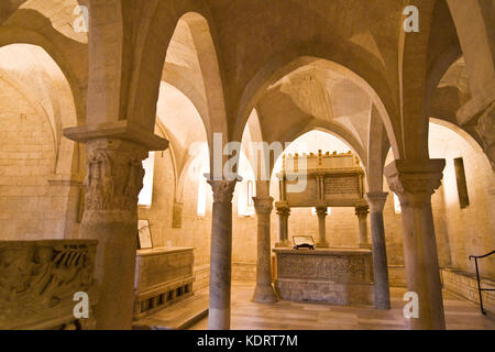 L'Italie, marches, Osimo, la crpt du Duomo Banque D'Images