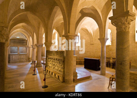 L'Italie, marches, Osimo, la crpt du Duomo Banque D'Images