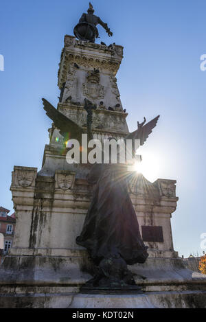 Infante D. Henrique (le prince Henri le Navigateur) monument à la ville de Porto sur la péninsule ibérique, deuxième plus grande ville du Portugal Banque D'Images