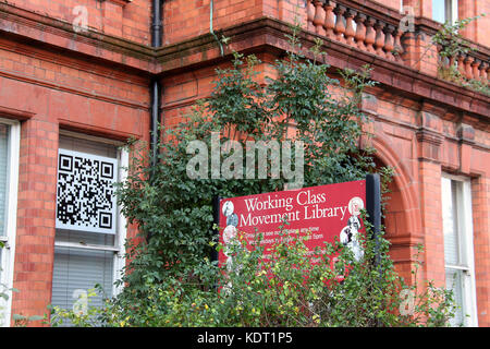 Le mouvement de la classe ouvrière à Salford Bibliothèque Banque D'Images