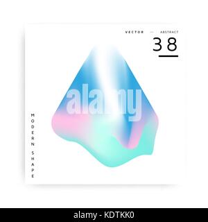 La forme moderne vecteur abstrait coloré Illustration de Vecteur