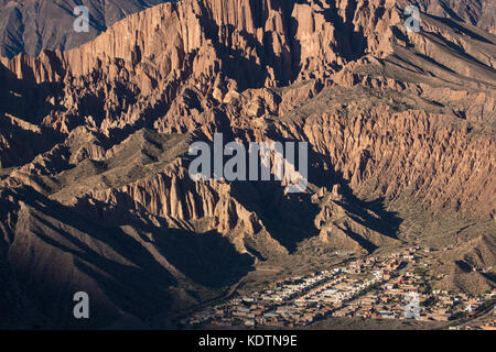 Des couleurs dans les montagnes de la quebrada de Humahuaca nr tilcara, Jujuy province, Turkey Banque D'Images