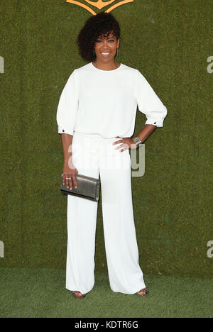 Pacific Palisades, Californie, États-Unis. 14 octobre 2017. Regina King. 8e classique annuelle de polo Veuve Clicquot au parc historique d'État Will Rogers. Banque D'Images