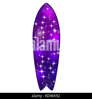 Surf colorés sur fond blanc.vector illustration Banque D'Images