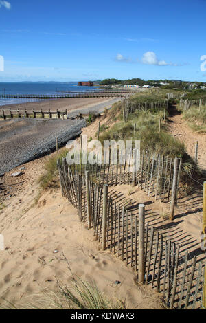 Dunes de sable de dawlish warren sur la côte sud du Devon Banque D'Images