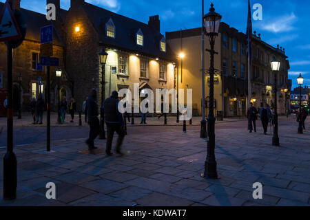 St Giles square Northampton. Banque D'Images