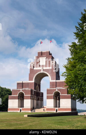 Mémorial de Thiepval Thiepval Albert Peronne Somme Hauts-de-France France Banque D'Images