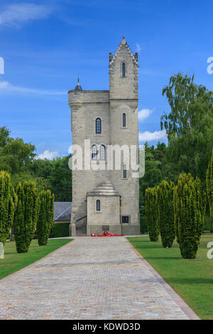 La tour d'Ulster Thiepval Mémorial Albert Peronne Somme Hauts-de-France France Banque D'Images