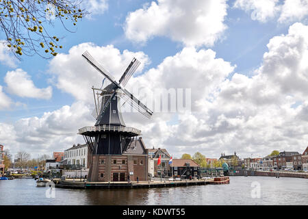 Molen De Adriaan à Haarlem, Pays-Bas Banque D'Images